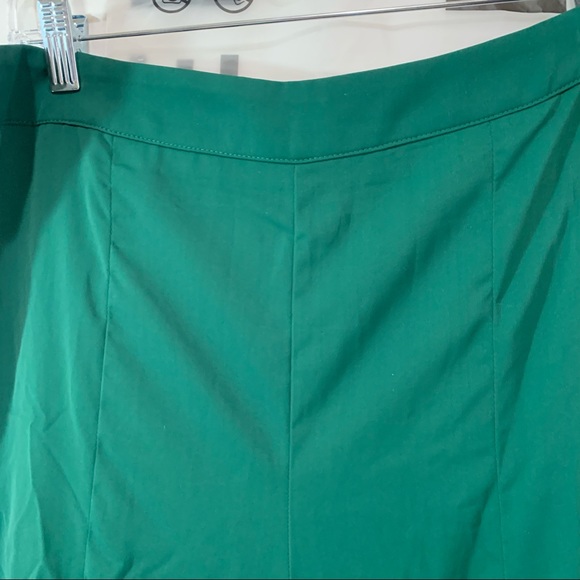 SHEIN Plus High Waist Solid Flare Leg Pants Without Belt in Green Size 0XL - Picture 12 of 14